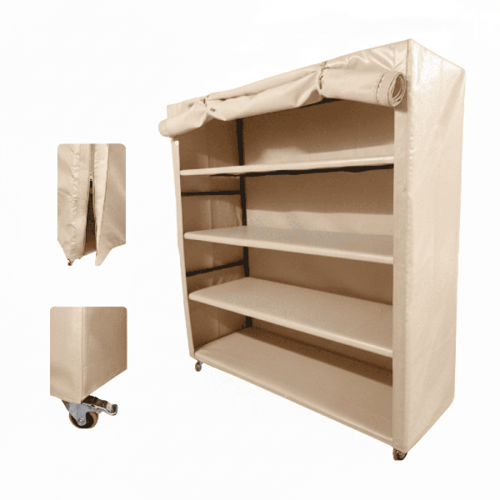 دولاب تخزين متنقل لون سكري