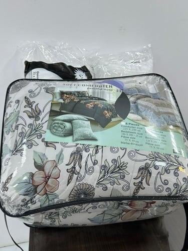 غرفة النوم كلاسيكي ابيض مع هدية بكج نوم