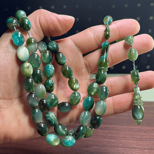 فاتوران بيضاوي اخضر صب جديد من بلاطات