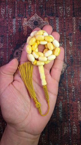 سبحه تراب كهرب(رائحة ليمون)