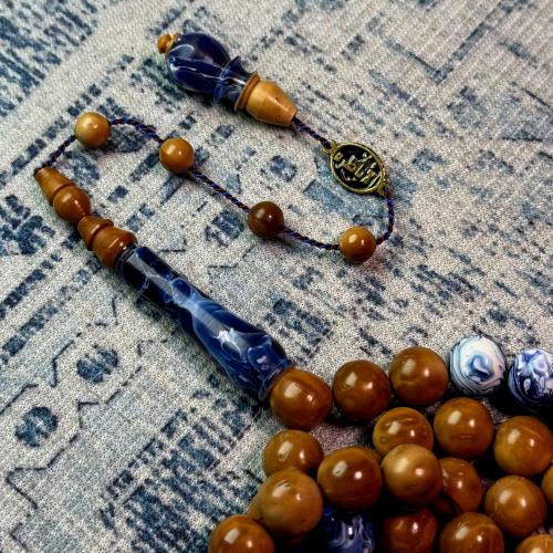 مسباح من الكوك المطعّم بالباكلايت الأزرق – أناقة ا...