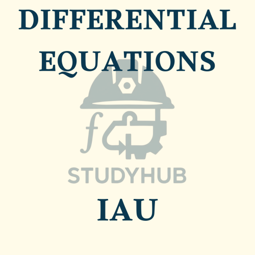 IAU - Differential Equations