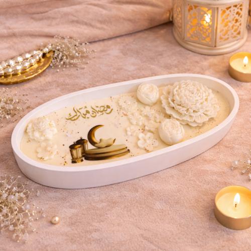 شمعة رمضانية بيضاوية - كبير