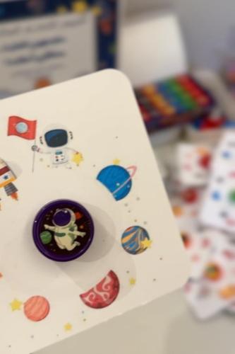 Space Day giveaways stamps
