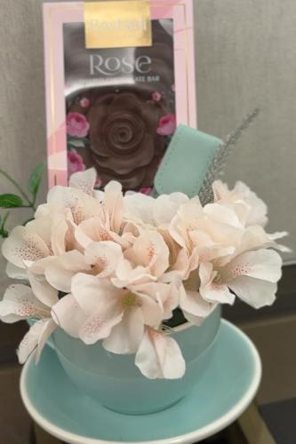A mug gift with chocolate