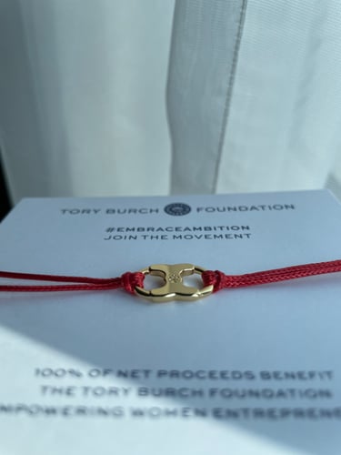 تسليم فوري Tory Burch Bracelet / Red