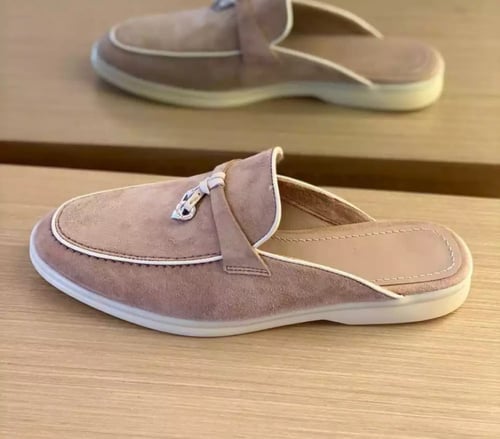 Loro Piana babouche charms walk moccasin