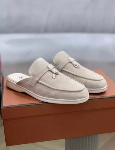 Loro Piana babouche charms walk moccasin