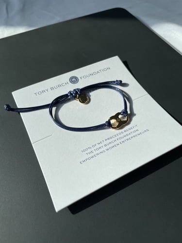 تسليم فوري Tory Burch Bracelet / Navy