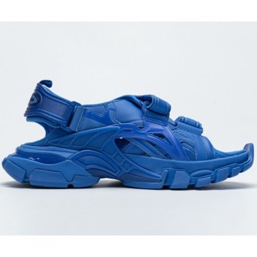 Balenciaga track logo sandals Blue