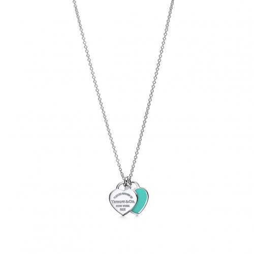 Tiffani &Co Necklace Blue فضة عيار924
