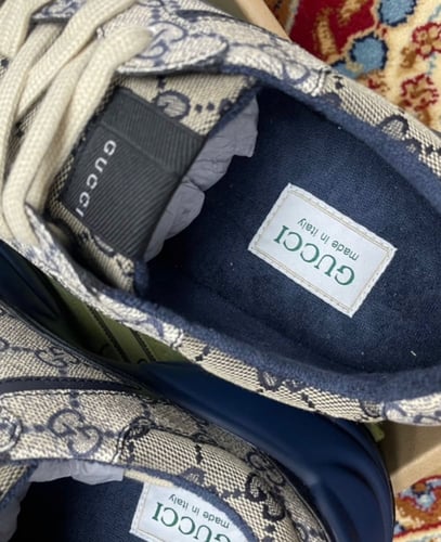 Gucci inspired GG Rhyton Sneakers