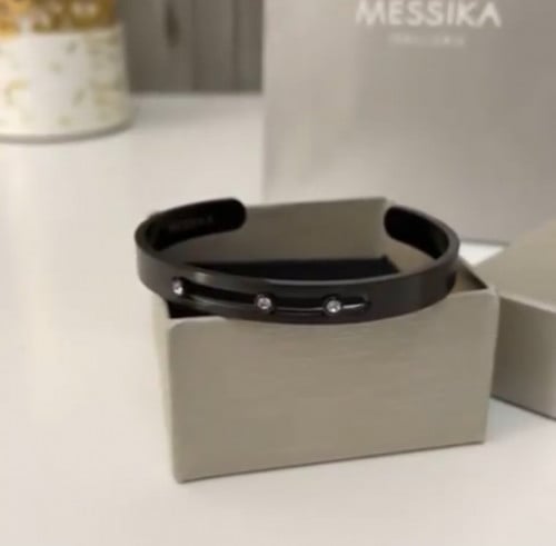 Messika bracelet for men’s Black تسليم فوري