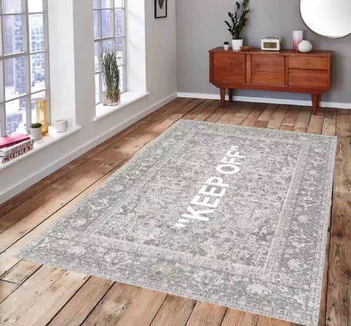 Virgil Abloh x IKEA MARKERAD “Keep Off” Rug