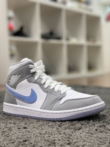 Facetasm x Air Jordan 1 Mid wolf Grey