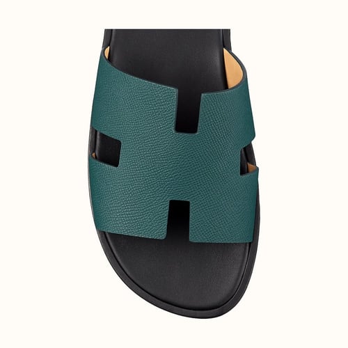 Hermes Mens Izmir sandal Greenتسليم فوري