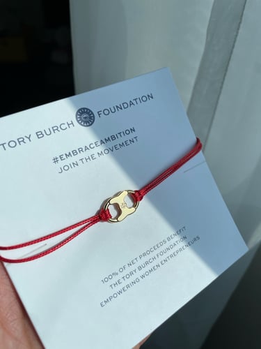 تسليم فوري Tory Burch Bracelet / Red