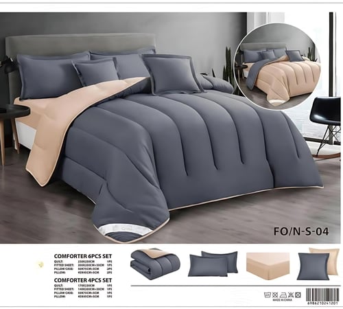 مفرش كراون صيفي فاخر مايكرو فايبر 5-قطع