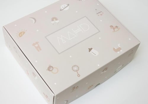 غطاء موسلين مع تطريز الاسم