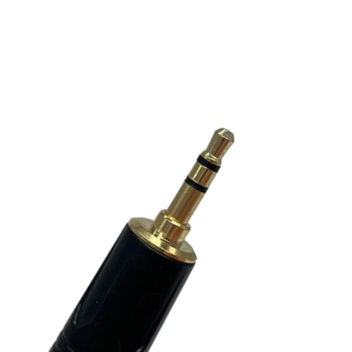 وصلة جاك 3.5MM ستيريو ذكر لون أسود صيني