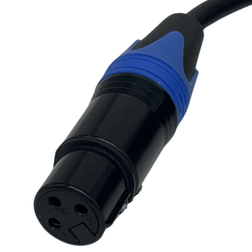 سلك مايك XLR أنثى إلى جاك TS ذكر أسود هايد 330 صين...