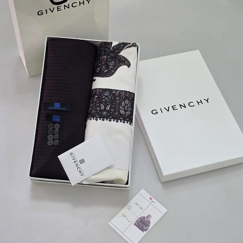 بوكس رجالي قماش ثوب مع شماغ كشميري