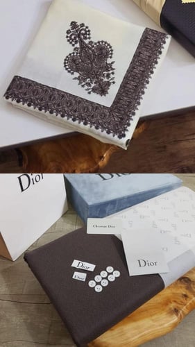 هدايا رجاليه شماغ كشميري رجالي مع قماش ثوب رجالي