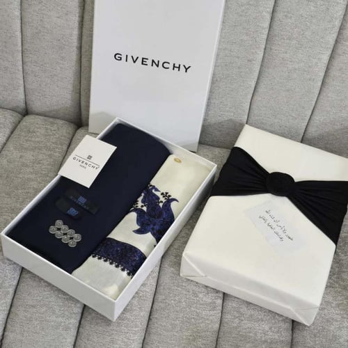 هدايا شماغ كشميري رجالي مع قماش ثوب رجالي