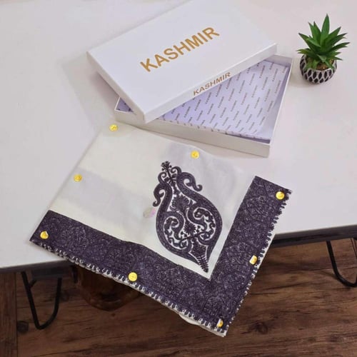 شال شتوي رجالي كشميري تطريز