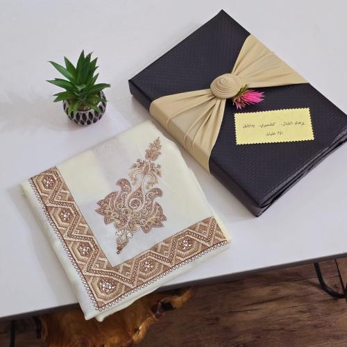 قماش تيتانيوم مع شاماغ كشميري