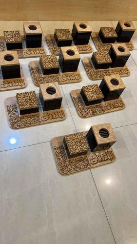 مياخر خشب حروف بالاسم