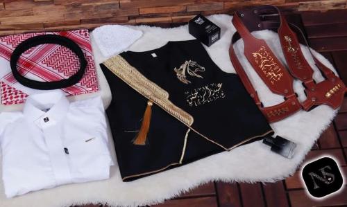 ملابس اطفال ولادي للعيد 2025 صديري شماغ عقال ثوب