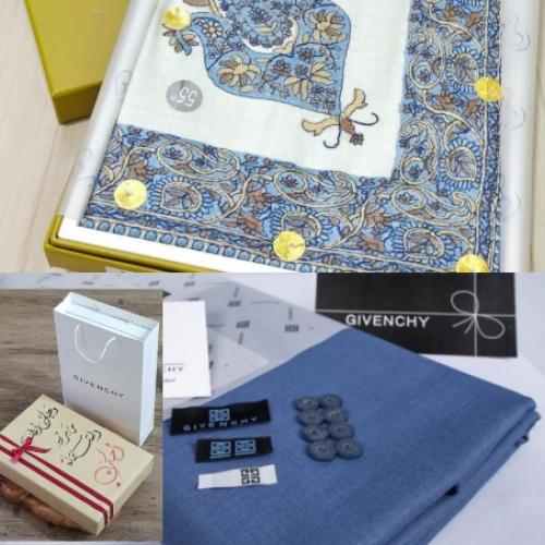 هدايا رجاليه قماش ثوب رجالي مع شماغ كشميري مطرز