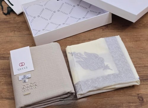 تنسيق شتويه شماغ كشميري مع قماش ثوب مع التغليف وتن...