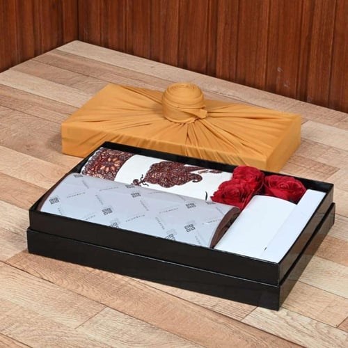 تنسيق هديه شتويه رجاليه قماش رجالي مع شال كشميري