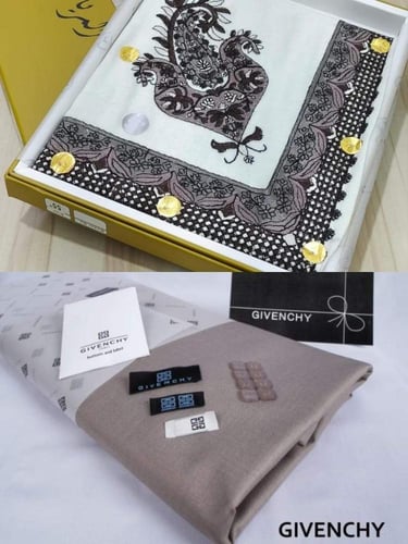 هدايا رجاليه قماش ثوب رجالي مع شماغ كشميري مطرز