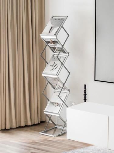 استاند بروشور سفط جهتين المنيوم +إكرليك