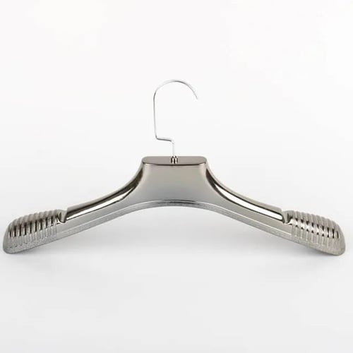 علاقة ملابس جاكيت راقي ( فضي+اسود) (6 حبه )