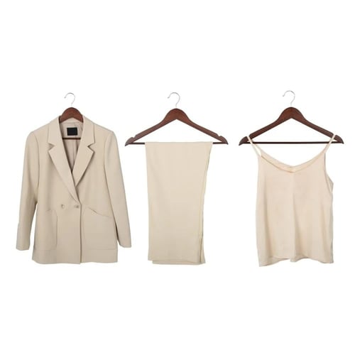 علاقات ملابس خشبية للبدلات مع خطاف قابل للدوران 6...