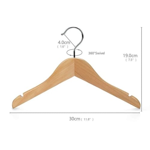 علاقة ملابس خشب اطفال (12 حبه )