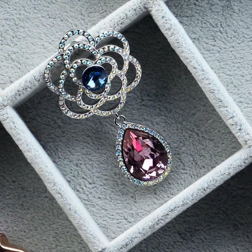 منظم مجوهرات باللون الرمادي ( 24 خانه)