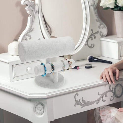 استاند اساور +اطواق باللون الرمادي