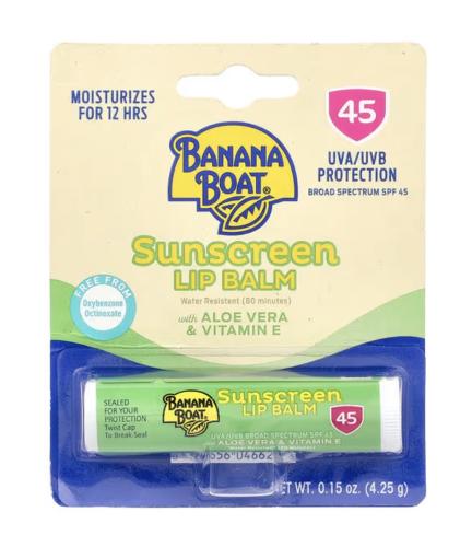 واقي شمس للشفاه Aloe Vera & Vitamin E من Banana Bo...