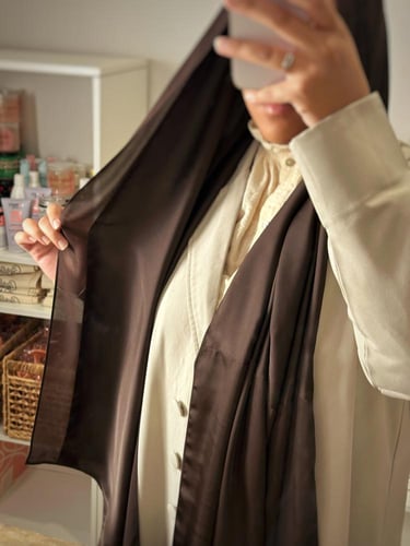 طرحة سادة مبطنة ستان