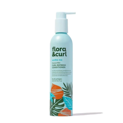 بلسم Coconut Mint Curl Refresh من فلورا & كيرلز 30...