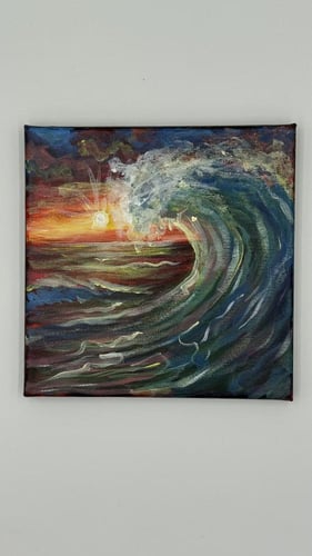 رسم لوحة بسيطة بخامات متوفرة وبسعر اقتصادي