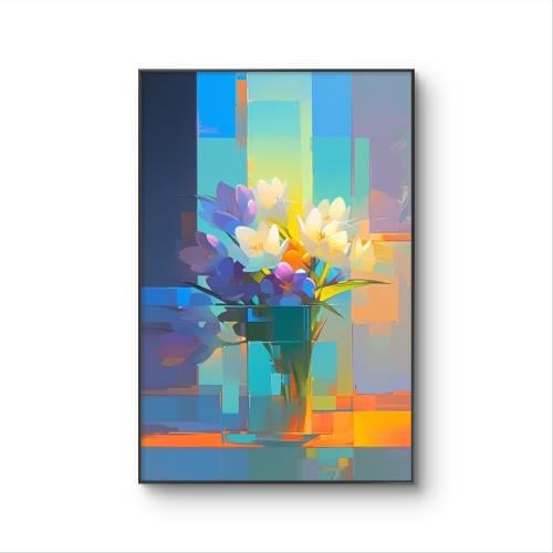 لوحة جدارية باقة ورد