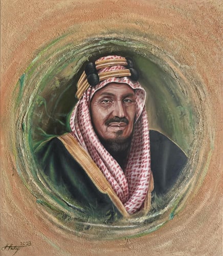 لوحة جدارية بعنوان ( اعتزاز )
