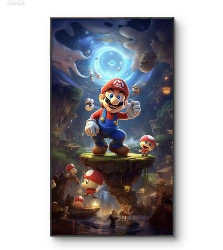 لوحة جدارية سوبر ماريو Super Mario