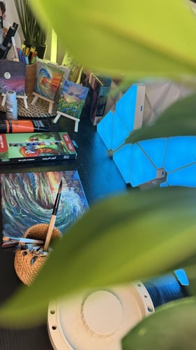 رسم لوحة بسيطة بخامات متوفرة وبسعر اقتصادي